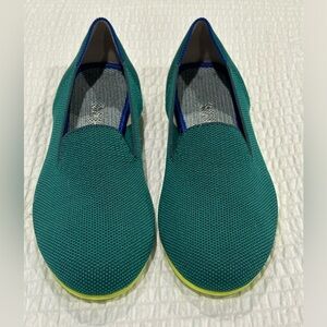 Rothy’s Jade green loafers, size 7